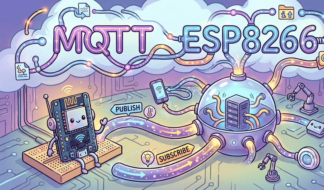 How to send MQTT messages to HiveMQ from an ESP8266 - Featured image